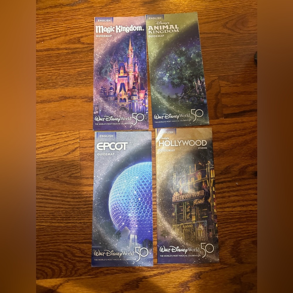 Walt Disney World 50th Anniversary Maps